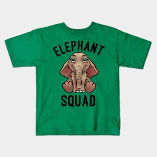 Elephant Squad - Elephants lovers Kids T-Shirt